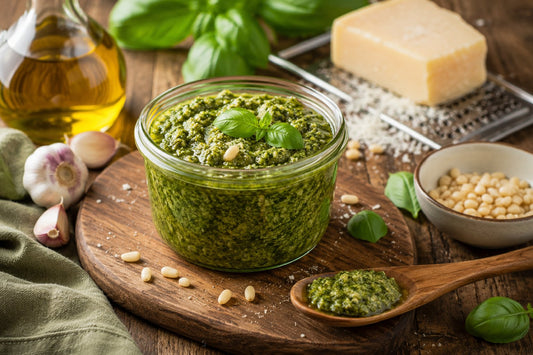 Receta de Pesto Casero con Aceite de Oliva